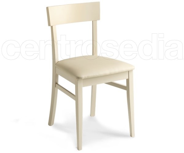 "Campari" Padded Wood Chair