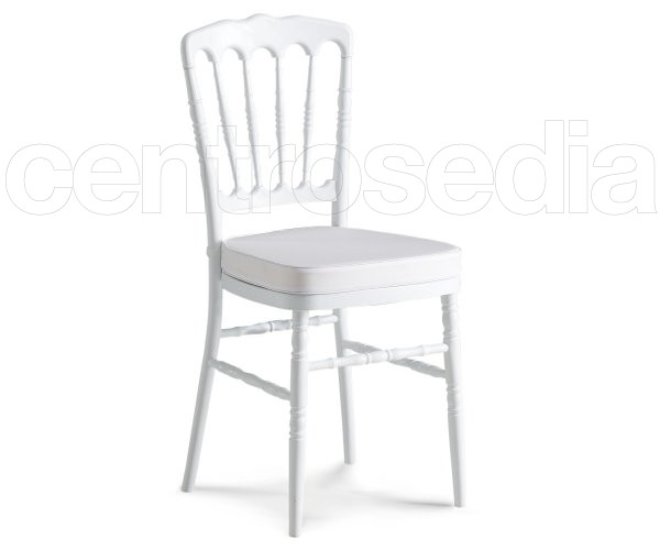 "Napoleon" Polypropylene White Chair