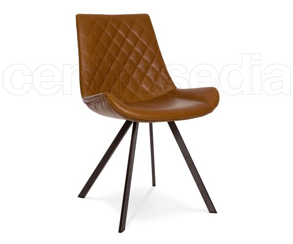 "Dafne" Metal Upholstered Chair