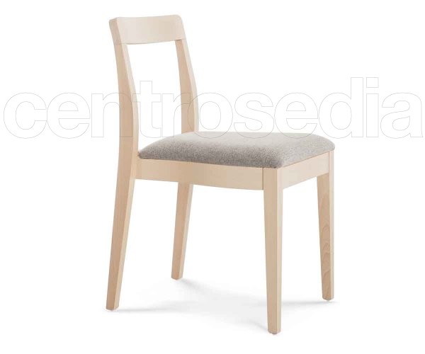 "Claire" Wooden Chair - Padded Seat