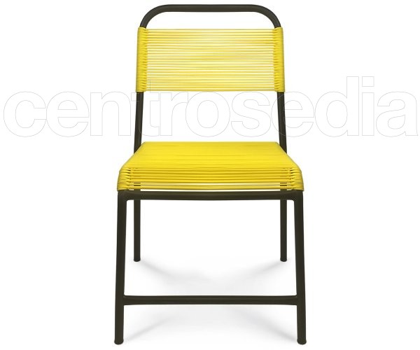 "Spaghetti" Metal Chair in PVC Srings