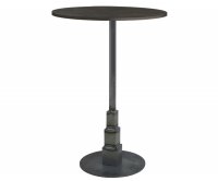 "Stone" Round Base Cast Iron Tall Table
