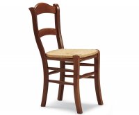 "Pienza" Wooden Chair - Straw Seat