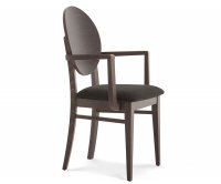 "Cleo W" Upholstered Wooden Armchair