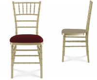 "Chiavarina" Catering Gold Chair