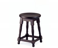 "Parker" Low Old America Wood Barstool