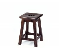 "Colton" Low Old America Wood Barstool