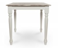 Wooden Shabby Chic Table - Turned legs