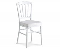 "Napoleon" Polypropylene White Chair