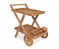"Mulah" Teak Wooden Food trolley