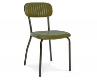 "Bea" Metal Uphlostered Chair
