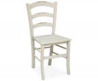 "Mina" Wooden Chair - Slat Seat