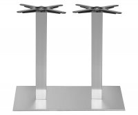 Munich 83 Stainless Steel Double Table Base