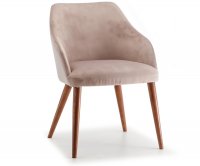 "Gina" Padded Wooden Armchair