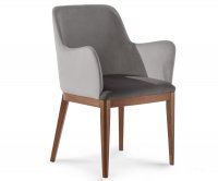 Alba Upholstered Wood Armchair