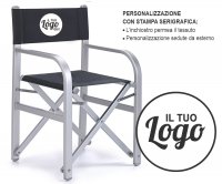 Fellini Folding Aluminum Director Chair