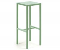 Star High Metal Stool with Footrest