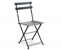 "Country" Folding Metal Chair