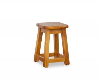  Square Low Wooden Stool Old America